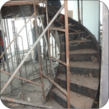 钢结构旋转楼梯